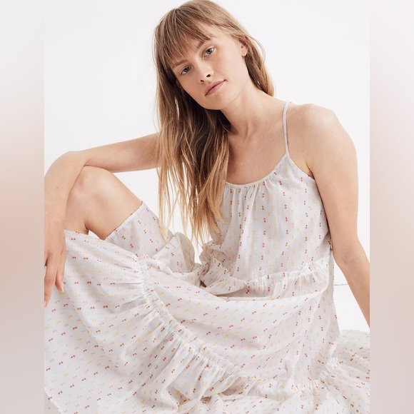 Madewell Other - Madewell Tiered Cover-Up Dress in Rainbow Clipdot